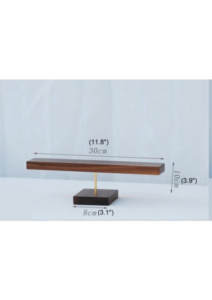 Mücevher Bilezik / Bileklik / Saat Teşhir Standı, Vitrin Ahşap Takı Teşhir Standı (Tekli 10 Cm)