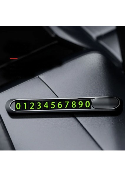 Araç Içi Numaratör Park Telefon Numarası Fosforlu Numaratör Metal