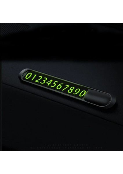 Araç Içi Numaratör Park Telefon Numarası Fosforlu Numaratör Metal fiyatları