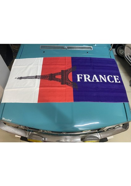 France Sırt Havlusu Arka Koltuk Örtüsü Büyük Havlu