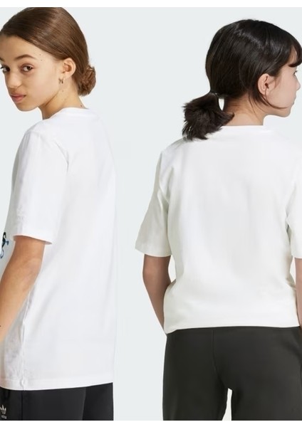 Baskılı Beyaz Erkek T-Shirt IY5452-GRAPHICS Tee indirimleri