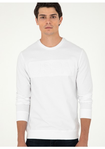 Klasik Yaka Beyaz Erkek Sweatshırt G081SZ082.000.1926931