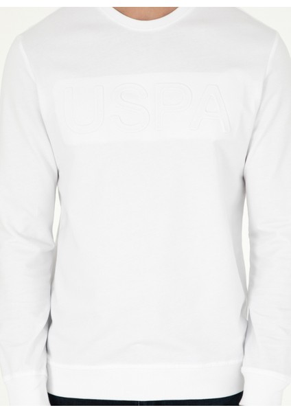 Klasik Yaka Beyaz Erkek Sweatshırt G081SZ082.000.1926931 fırsatları