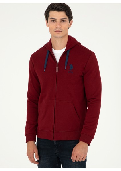 Klasik Yaka Bordo Erkek Sweatshırt G081SZ082.000.1926835