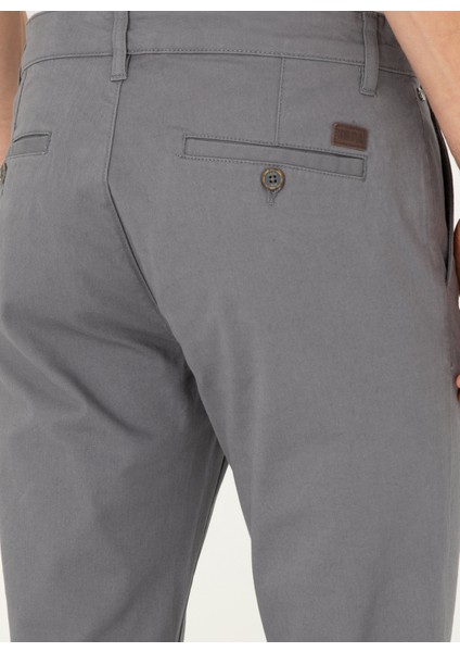 Normal Bel Slim Fit Gri Erkek Pantolon G081SZ078.000.1949135 indirimleri