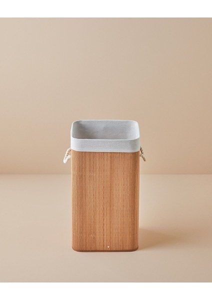 Bambu Çamaşır Sepeti, Açık Kahve, 3-5 L, Şık ve Hafif Tasarım modelleri