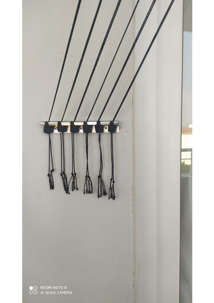 Silver Asansörlü Çamaşır Kurutma Askısı - Kurutmalık 8 Sıra 150 cm Boy
