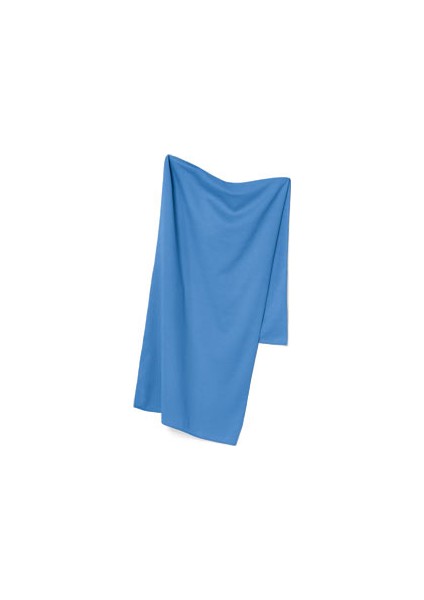 Serinletici Spor Havlusu Gök Mavisi Pamuklu 100 x 35 cm Taşıma Çantasıyla fiyatları