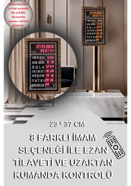 Ev ve Ofis Tipi Vakitmatik Ezan Okuyan(Uzaktan Kumanda Ile Kontrol)