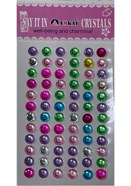 Sticker Seti Taşlı Boncuklu Tts