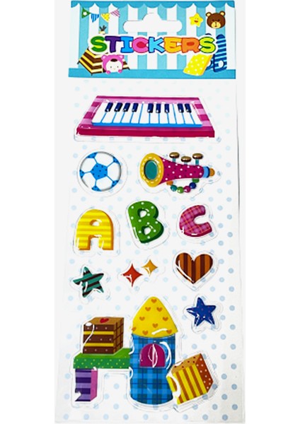 Sticker Seti Kabartmalı Hkx