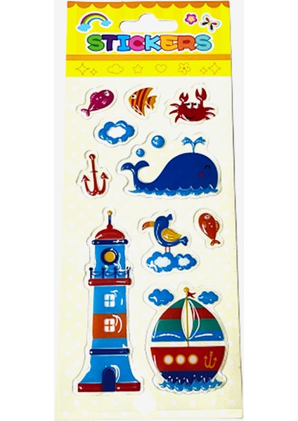 Sticker Seti Kabartmalı Hkx