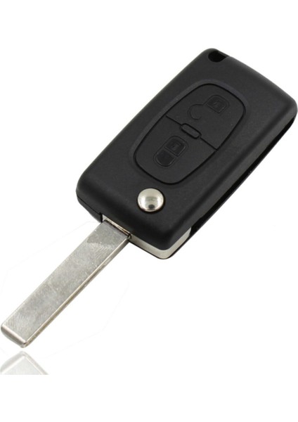 Gma Keys Peugeot 207 307 308 Partner Citroen C3 C4 C5 Anahtar Kabı Kumanda Kabı 2 Buton (Pil Yuvasız)