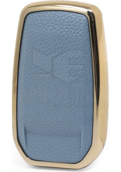 Lüx Toyota Hilux 2023-2024 Yılı Arası 2 Tuşlu Smart Koruma Anahtar Kılıfı Gri Gold Altın Renk modelleri