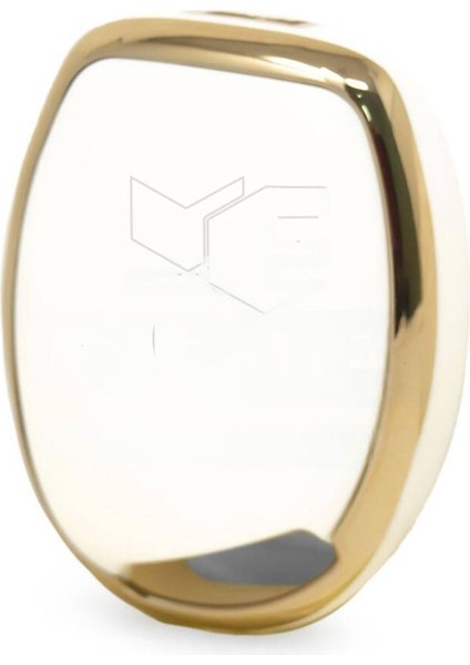 Lüx Ford Fiesta Mondeo Focus Transit Fusion 3 Buton Nano Anahtar Kılıfı Beyaz Gold Altın Renk modelleri