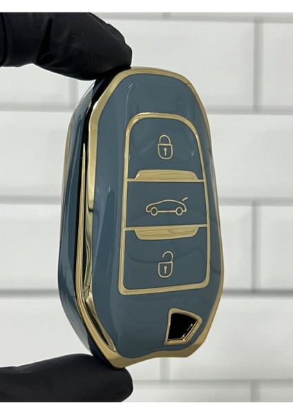 Peugeot 208 308 508 2008 3008 5008 Rifter Nano Anahtar Koruma Kılıfı Sustasız Siyah Gri Altın Renk fiyatları