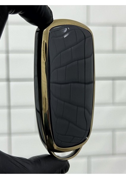 Gma Keys Lüx Chery Tiggo 8 Pro Omoda 5 Tiggo 7 Avantgarde Nano Anahtar Kılıfı Siyah Gold Renk 1.ci Kalite