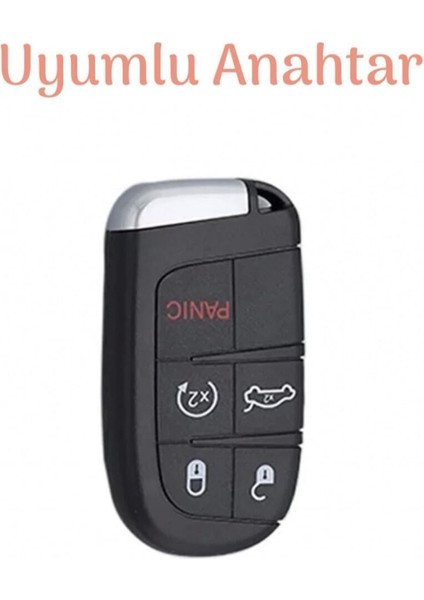 Lüx Jeep Dodge Renegade Grand Cherokee Chrysler Nano Anahtar Kılıfı Siyah Gold Altın Renk fırsatları