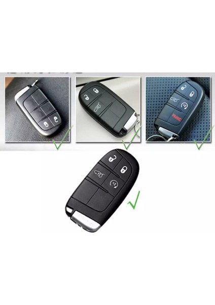 Lüx Jeep Dodge Renegade Grand Cherokee Chrysler Silikon Anahtar Kılıfı 1.ci Kalite indirimleri