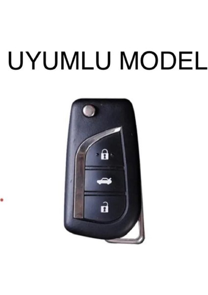 Gma Keys Toyota Corolla Auris Yaris Verso Avensis Aygo Hilüx Nano Anahtar Koruma Kılıfı Siyah Gold Altın Renk