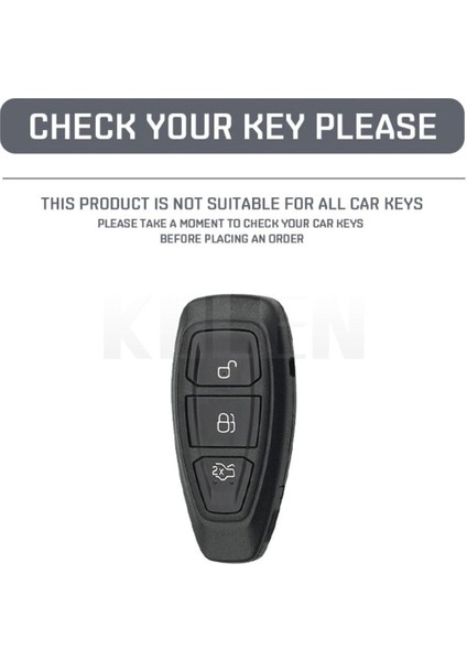 Ford Focus Fiesta Kuga Mondeo Grand Galaxy C-Max B-Max S-Max Rs Uyumlu Oto Anahtar Kılıfı