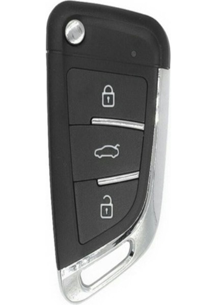 Unıversal Sustalı 3 Butonlu Akıllı Kodlanabilir Oto Kumanda Bmw Tipi ( 433 Mhz) Frekans