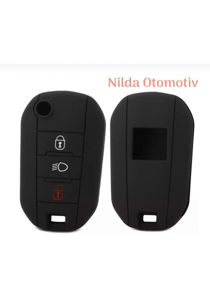 Peugeot 208 308 408 508 2008 3008 4008 5008 Rifter Slikon Anahtar Kılıfı