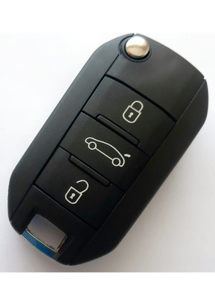 Gma Keys Peugeot 508 301 308 Sustalı Kumanda Kabı Anahtar Kabı 3 Buton