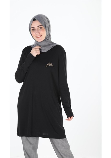 1451_NAKIŞLI Basic Tesettür Tunik