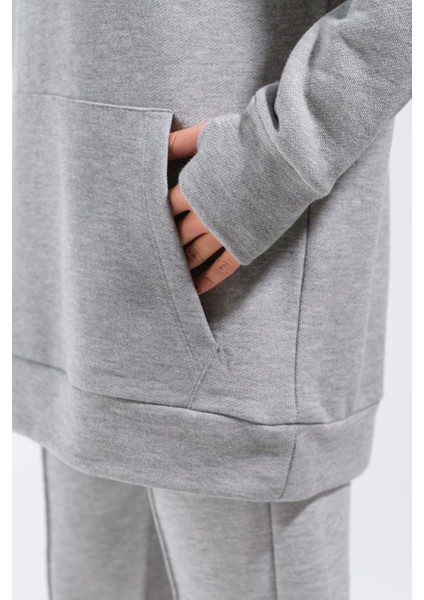 1596_PLISTRE Nakışlı Oversize Tesettür Sweatshirt indirimleri