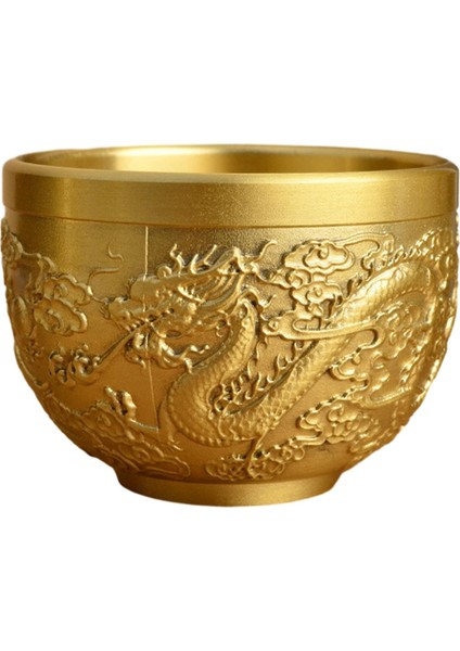 Pirinç Feng Shui Kase Retro Çay Fincanları Üstü (Yurt Dışından)