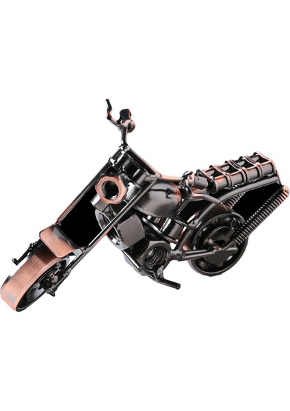 Motosiklet Model Koleksiyonu Figürü Dekorasyon Retro Motosiklet 14 cmX7 cmX6 cm (Yurt Dışından)
