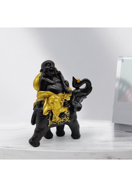 Rahip Minyatür Figürler Fil Binme El Sanatları Heykel (Yurt Dışından) fırsatları