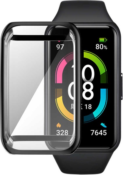 - Huawei Band 7 - Kasa Koruyucu ve Ekran Koruyucu Silikon - Gard 09 - Rose Gold - T23932 fiyatları