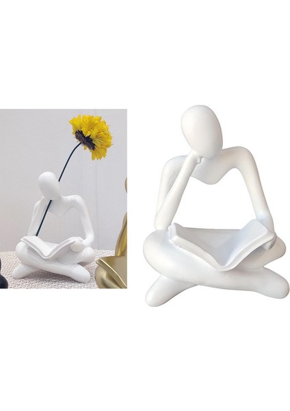 I Soyut Düşünür Raf Süsü Reçine Heykel (Yurt Dışından) indirimleri