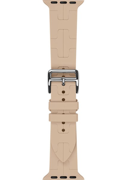 - Watch 7 41MM - Kordon Silikon Kordon Krd-92 - Kahve Açık