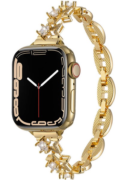 Apple Watch 42MM - Kordon Metal Kordon KRD-104 - Gold