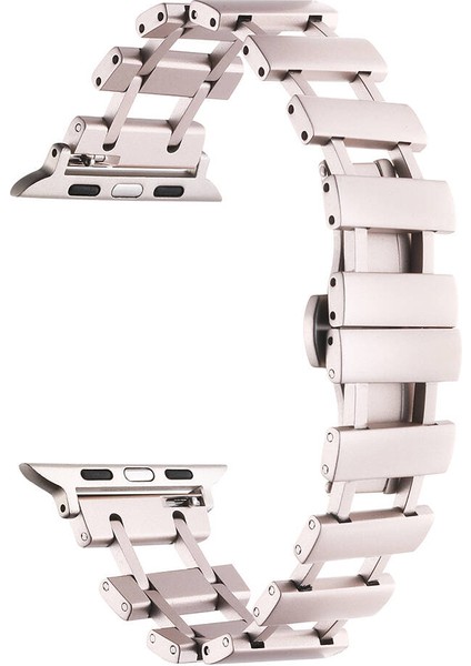 - ​​​Apple Watch 44mm - Kordon Metal Kordon - KRD-96 - Gümüş - T31729 indirimleri