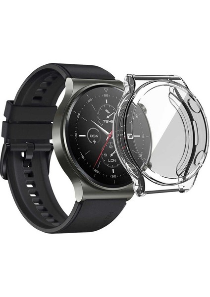 - Huawei Watch GT2 Pro - Kasa ve Ekran Koruyucu - Gard 02 - Renksiz - T15776