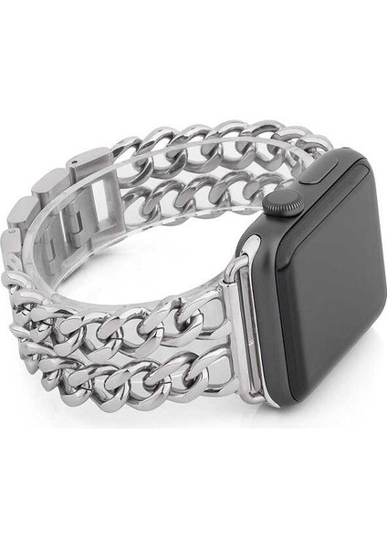 - ​​​Apple Watch Ultra 49mm - Kordon Cowboy Metal Kordon - Siyah - T24552 indirimleri