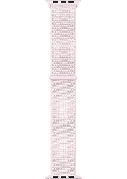 - Apple Watch 40MM - Kordon Serisi Hasır Strap Kayış Band-03 - Pearl Pink