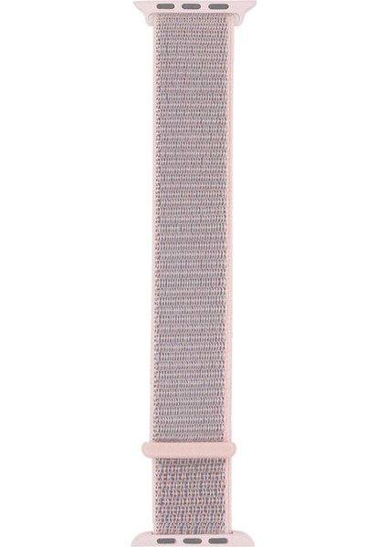 - ​​​Apple Watch 38mm - Kordon Serisi Hasır Strap Kayış - Band-03 - Pembe Açık - T31259