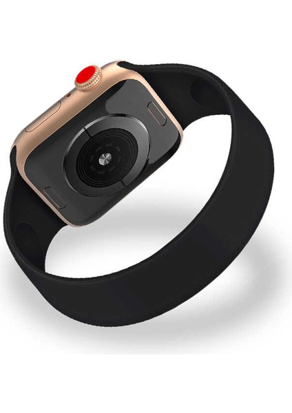 - Apple Watch 38mm - Kordon Solo Loop Large Kordon KRD-31 - Mürdüm