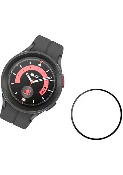 - Samsung Watch 5 Pro 45mm 20mm - Ekran Koruyucu PMMA Pet Saat Ekran Koruyucu - T24514