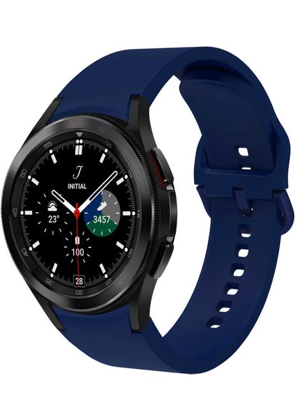 - Samsung Watch 4 Classic 42MM - Kordon Silikon Kordon Krd-50 - Petrol Mavi