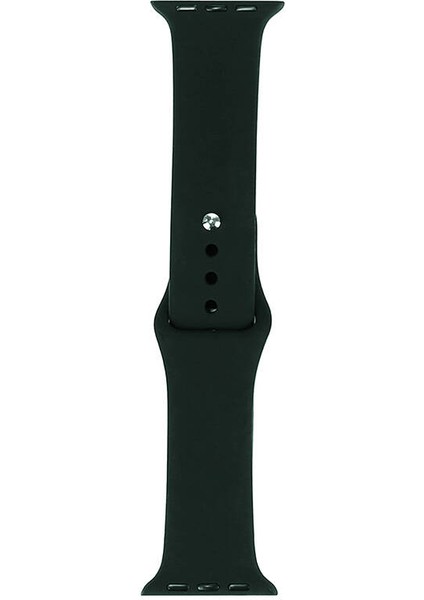 - ​​​Apple Watch 38mm - Kordon Band Serisi Klasik Kordon Silikon Strap Kayış - New Olive Green - T31252