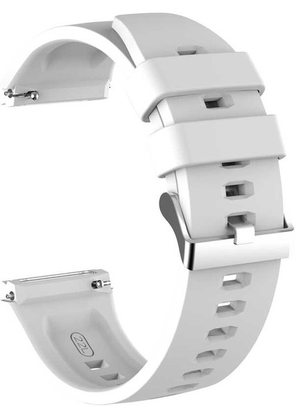 - Huawei GT 2E 46mm - Kordon Silikon Kordon - KRD-26 - Beyaz - T14895
