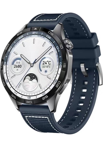 - Samsung Gear S3 22mm - Kordon Silikon Kordon - KRD-102 - Mavi - T30691