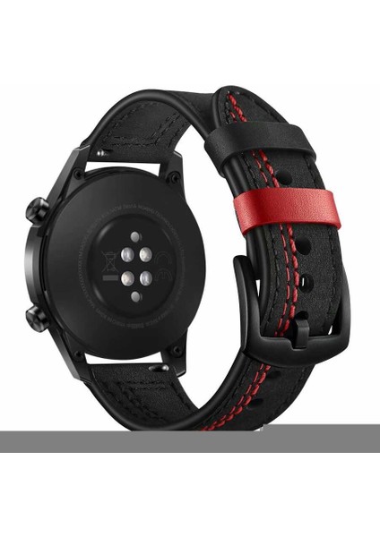 Samsung Watch 42MM 20MM - Kordon Deri Kordon Krd-19 - Kahverengi indirimleri