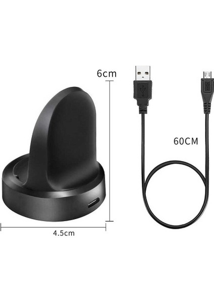 - Samsung Gear S3 22mm - Şarj Aleti Usb Şarj Kablosu - T13735 modelleri